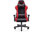 Silla Gaming VALK NYX, Reclinable, Cojines, Pistón Clase 4, Espuma Moldeada en Frío, Reposabrazos 2D, Hasta 120 kg, Rojo