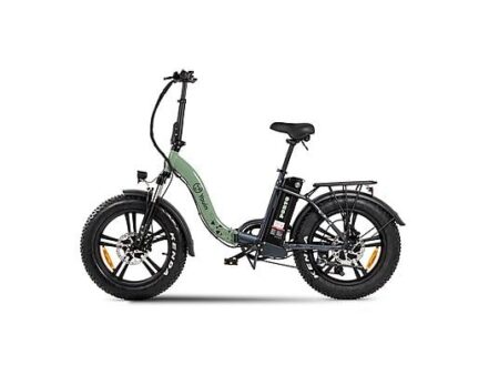 Bicicleta Eléctrica Plegable Youin Porto BK1611 Negra 250W 36V 10Ah, Ruedas FAT 20", Autonomía 45 km