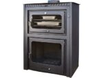 Estufa de Leña MAESTRO FERRETERO AVILES con Horno, 17,5 kW, Gris, Eficiencia Energética A
