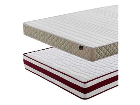 Pack 2 Colchones Viscoelásticos 90x190 cm y 90x180 cm - MIROYTENGO Rioja + Eco-Basic, Cama Nido, Negro