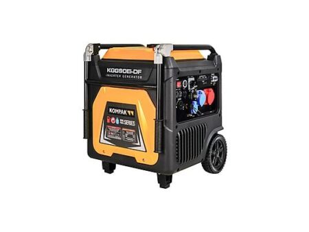 Generador a Gasolina KOMPAK KGG90EI-DF, 8.9 kW, Dual Fuel, Inverter, Potencia Monofásica y Trifásica, Ideal para Uso Profesional y Respaldo Doméstico