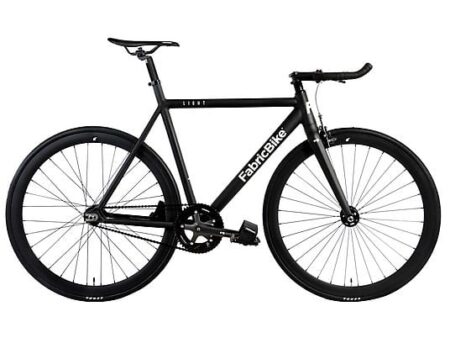 Bicicleta Urbana Fixie FabricBike Light – Cuadro de Aluminio 6061, Ruedas 28", 1 Velocidad, Matte Black, 50 cm