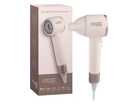 Secador ITALIAN DESIGN Cyclone HALO BLDC, 1700W, 4 Niveles, Iónica