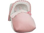 Saco Portabebé Autumn BABYLINE Rosa Universal + Capota y Cubre Arnés, Ideal para Entretiempo y Sillas de Paseo