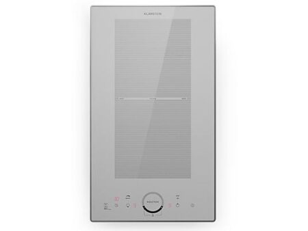 Placa Inducción Klarstein Delicatessa Slim, 2 Zonas, 3500W, Blanca