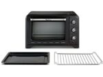 Mini Horno Moulinex OX4648 OPTIMO - 33 L, 1600 W, 6 Modos de Cocción, Termostato hasta 240°C, Temporizador 120 min, Negro