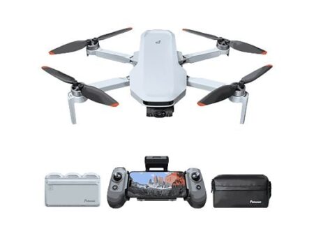 Potensic ATOM 2 Dron (Fly More Combo) - 48 MP, 4K 30fps HDR, AI Night, Estabilizador 3 Ejes, Autonomía 32 min, Rango 10 km - Blanco
