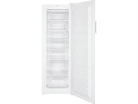 Congelador Vertical OK. OFZ 541 E W, 242 L, 172.2 cm, 7 Cajones, Blanco, Control Mecánico, Bajo Nivel de Ruido