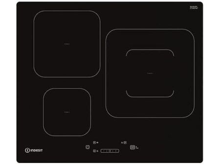 Placa Vitrocerámica INDESIT IS 55Q60 NE 3 Zonas 590mm Negro Táctil Booster