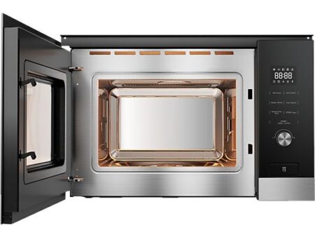 Microondas Integrable Midea 20L 800W con Grill 1000W Cristal Negro/Inox