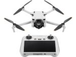 Mini Dron DJI Mini 3 con Control Remoto DJI RC, Cámara 12MP, Video 4K HDR, 38 min de autonomía, Gris