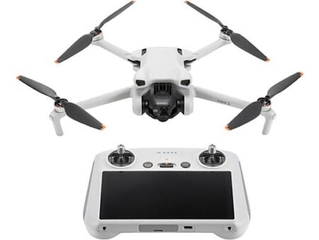Mini Dron DJI Mini 3 con Control Remoto DJI RC, Cámara 12MP, Video 4K HDR, 38 min de autonomía, Gris