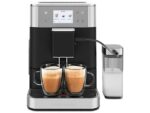 Cafetera Express KitchenAid 5KES8557EBK 15 Bar 1450W 2.2L 2 Tazas Plata/Negro con Espumador Automático y Molinillo Integrado