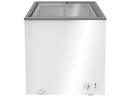 Congelador Horizontal INFINITON FCH-109CC82BEK 109L, 4 Estrellas, Diseño Flat Door, Cesto Auxiliar, Blanco, 82.5 cm