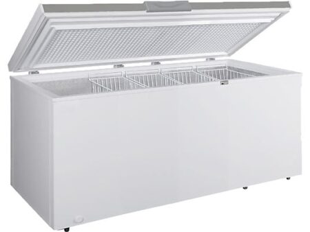 Congelador Horizontal Jocel JCH485, 485L, 85.1 cm, Pantalla Digital en Mango, 4 Cestas, Blanco/Inox, 115W