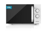 Microondas GRUNKEL MW-25EASY, 850 W, 25 l, Blanco, 5 Niveles