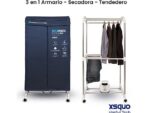 Tendedero Secadora XSQUO Secamatic Máxima XXL 1200W, 20 kg, Azul, Portátil, con Control Remoto y Temporizador