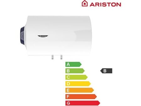 Termo Eléctrico Blu1 Eco H Ariston 80L, Blanco, Tecnología WaterPlus, Eficiencia Energética B, Control Electrónico