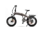 Bicicleta Eléctrica Plegable FAT 20" smartGyro Rhino 250W, Autonomía 60 km, 7 Velocidades Shimano, Batería 15Ah Extraíble, Gris