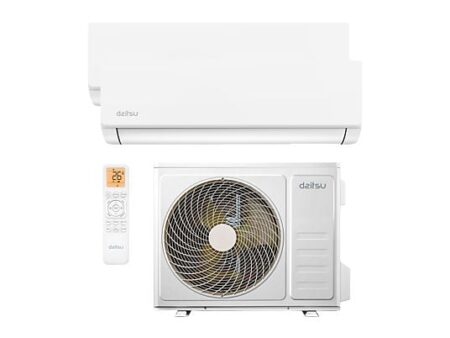 Aire Acondicionado Multisplit 2x1 Daitsu Free Max DSM-912KDT-Z UE14 2270 fg/h Inverter WiFi A++ R32 Blanco