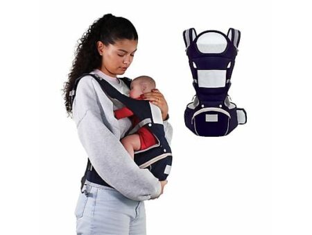 Mochila Portabebé Moley MOBICLINIC, Azul, Ajustable 6 en 1, Confort y Ergonomía, Para Bebés 0-36 Meses