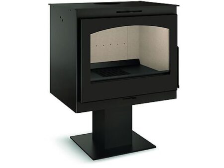Estufa de Leña TJ MILAPIE CENTRAL, 7,2 kW, Gris, Eficiencia Energética A+