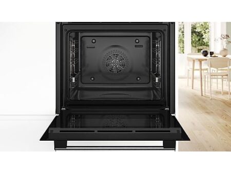 Horno Multifuncional Bosch HBA514ES3, 71L, Limpieza por Agua, HotAir 3D, Mandos Ocultables, 60 cm, Inox, A+