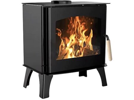Estufa de Leña SANNOVER Dita10 11,8 kW, Negro, Eficiencia A, ECODESIGN 2022
