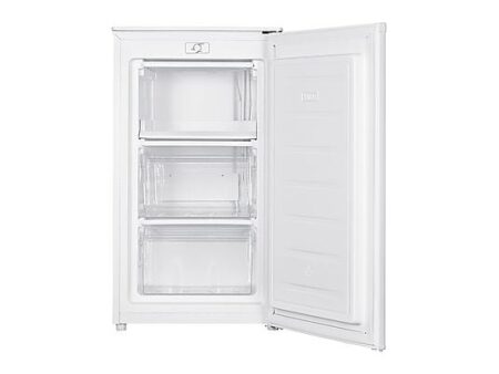Congelador Vertical ASPES ACV85502E, 60L, Cíclico, 84.5 cm, Blanco, Eficiencia Energética E