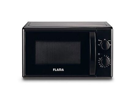 Microondas FLAMA 1834FL, 700 W, 20 l, Inox, 5 Niveles, Descongelado