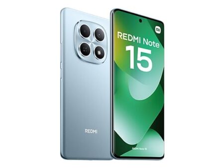 Xiaomi Redmi Note 15 Azul Glaciar, 256GB, 8GB RAM, 6.77" AMOLED FHD+, MediaTek Helio G100-Ultra, 108 MP Cámara, 6000 mAh