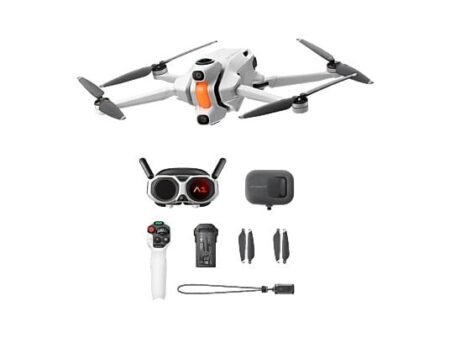 Insta360 Antigravity A1 Dron 8K 360º (Standard Bundle) – 24 min Autonomía, Conectividad WiFi y Bluetooth, Controlador Grip, Blanco