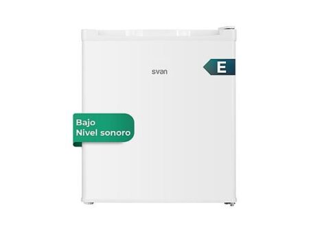 SVAN SR504500E Nevera 41L, Reversible, Cíclico, Clase E, Blanco, 515 mm