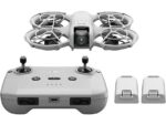 DJI Neo Dron (Fly More Combo) - 12 MP, 4K UHD, IA para Seguimiento de Objetivos, 18 min de Autonomía, Control Remoto DJI RC-N3 - Blanco