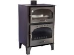 Estufa de Leña con Horno MAESTRO FERRETERO JABALON, 9 kW, Gris, Eficiencia Energética A+