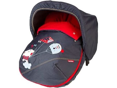 Mini Saco Universal para Portabebé Life in the Air TUC-TUC Multicolor - Ideal para Grupo 0, Microfibra Transpirable