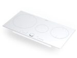 Placa Inducción Klarstein Delicatessa 80, 3 Zonas, 7000W, Blanca