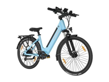 Bicicleta eléctrica urbana WITAMBIKE W275, Azul, 250W, 36V 13Ah, 27.5"
