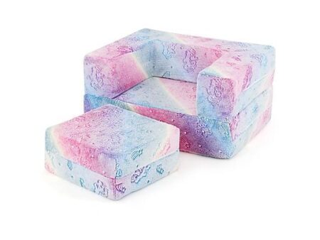Sofá Infantil Modular NORTHIO 36225, Multicolor, Brilla en la Oscuridad