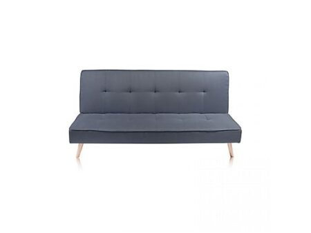 Sofá Cama DUEHOME Erna Gris Clic-Clac, Espuma y Patas de Madera