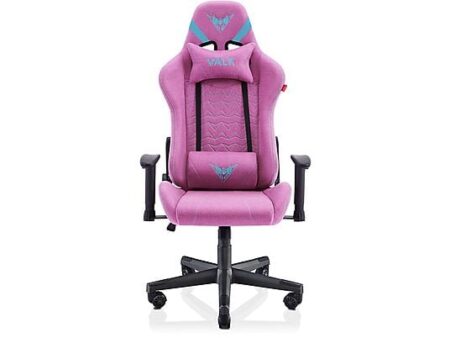 Silla Gaming VALK NYX Rosa, Reclinable 160º, Cojines Lumbar y Cervical